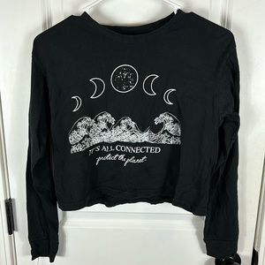 Perfect Planet Long Sleeve Crop Top